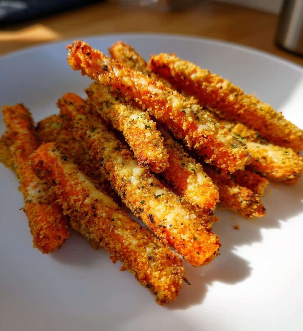Air Fryer Crispy Parmesan Carrots