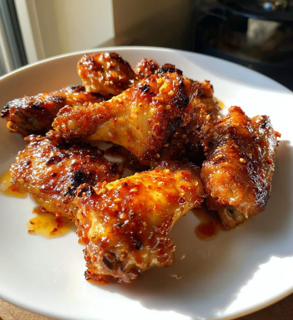 Air Fryer Delicious Sticky Sweet Chili Chicken Thighs - detail 1