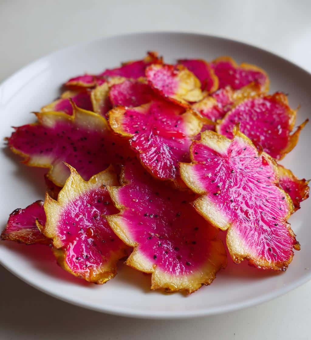 3-Ingredient Air Fryer Dragon Fruit Chips – Irresistibly Crispy! 4 Air Fryer Dragon Fruit Chips - detail 1