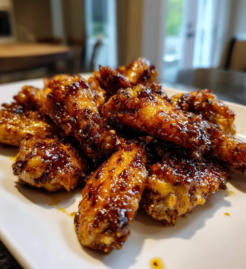 Air Fryer Easy Honey Garlic Jerk Chicken Wings - detail 1