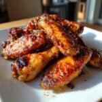 Air Fryer Easy Honey Garlic Jerk Chicken Wings