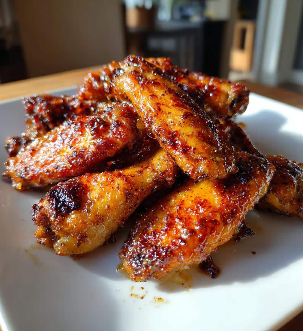 Air Fryer Easy Honey Garlic Jerk Chicken Wings