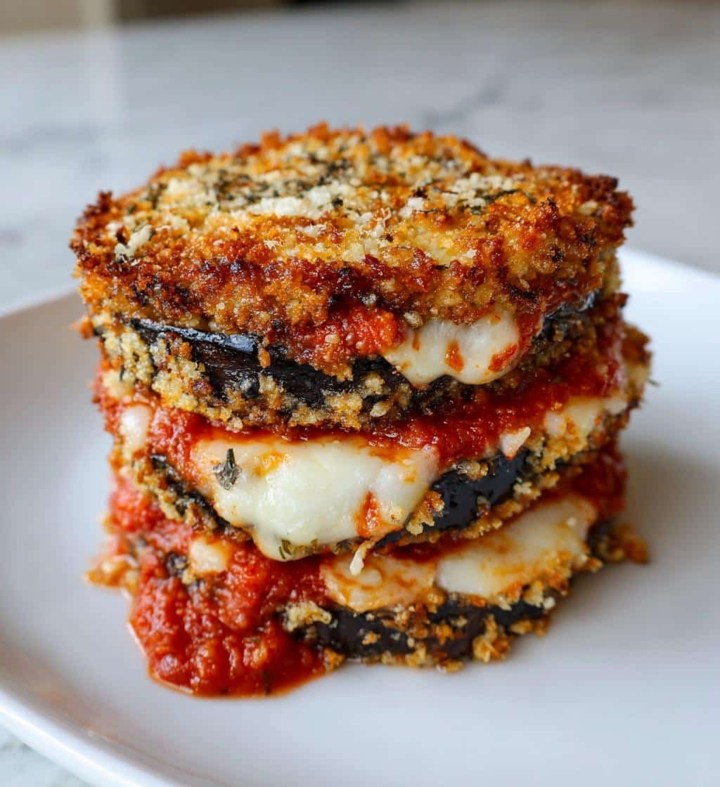 Air Fryer Eggplant Parmesan