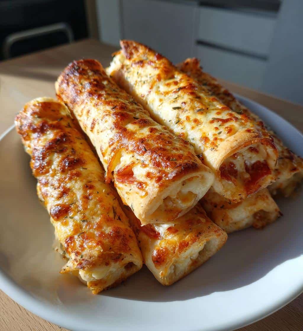 Air Fryer Garlic Bread Pizza Rolls (Texas Toast Hack)