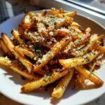 Air Fryer Garlic Parmesan French Fries