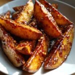 Air Fryer Honey Garlic Soy Wedges