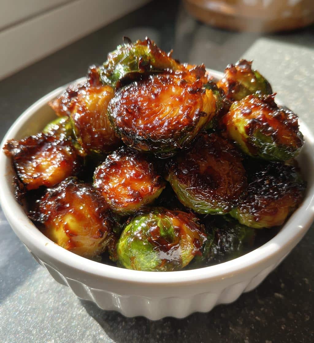 Air Fryer Honey garlic Brussels sprout bites - detail 1