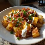 Air Fryer Loaded Potatoes