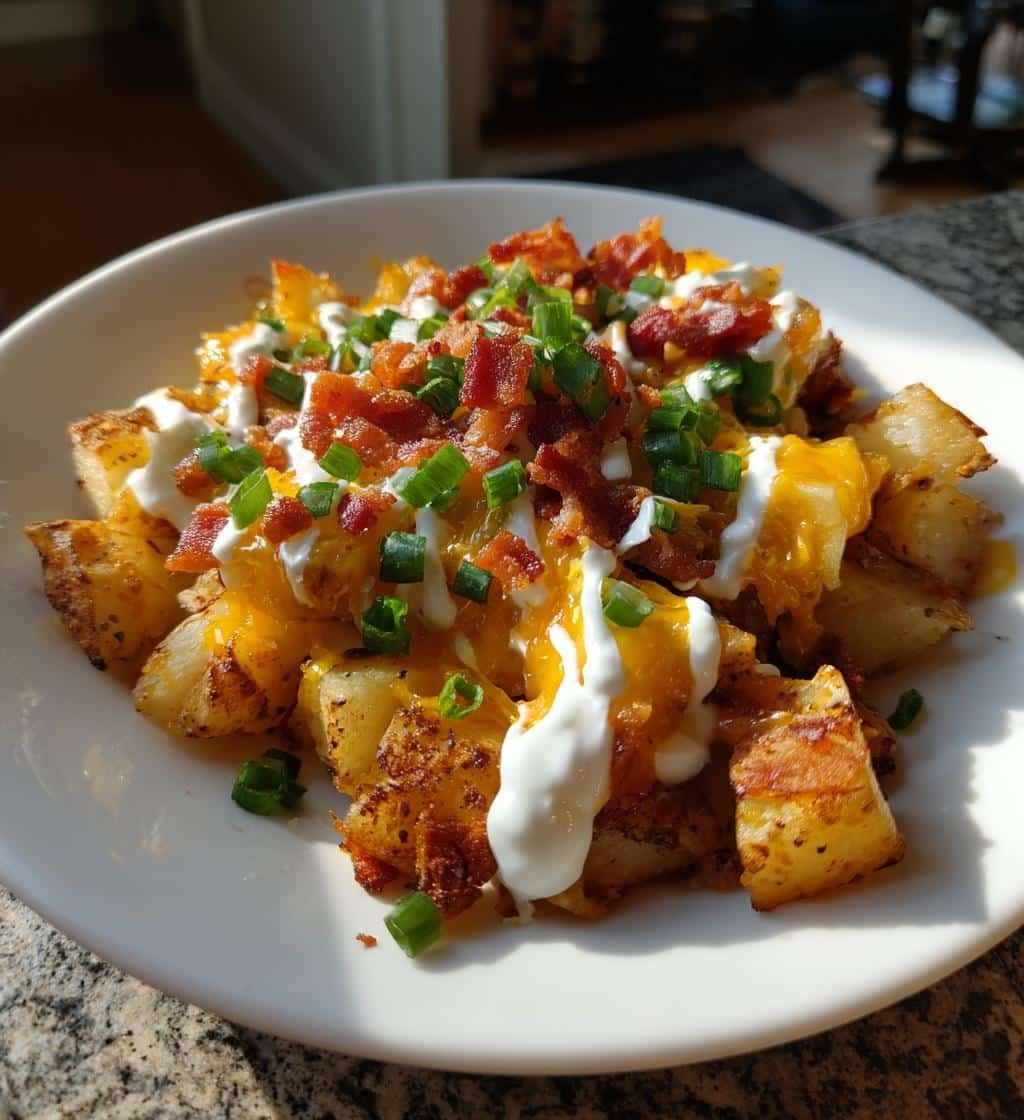 Air Fryer Loaded Potatoes