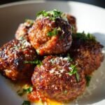 Air Fryer Meatballs Italian