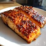 Air Fryer Perfect Honey Glazed Salmon