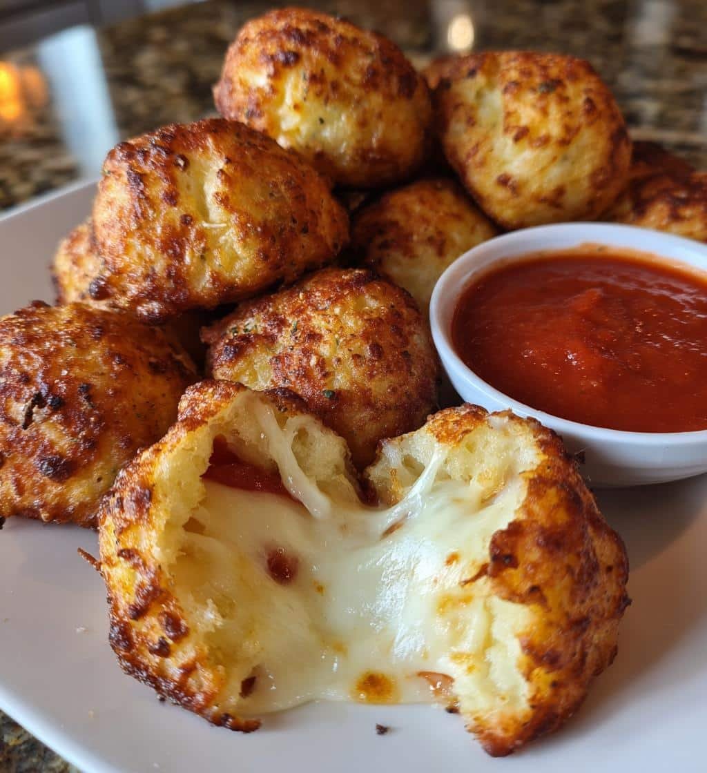 Air Fryer Pizza Bombs Recipe