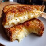 Air Fryer Rye Bread Grilled Cheese