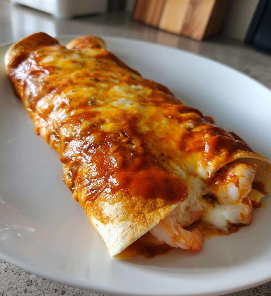 Air Fryer Seafood Enchiladas