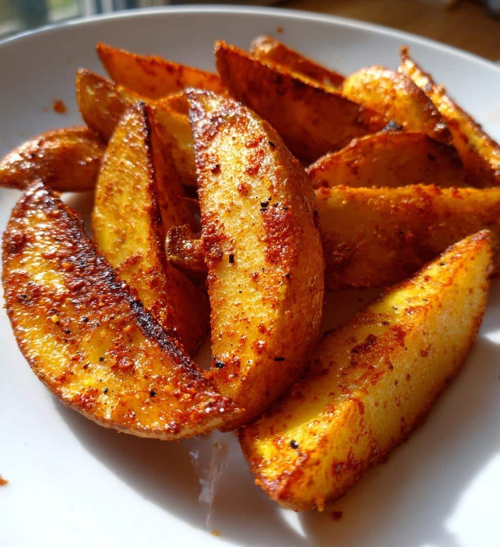Air Fryer Simple Paprika Garlic Wedges