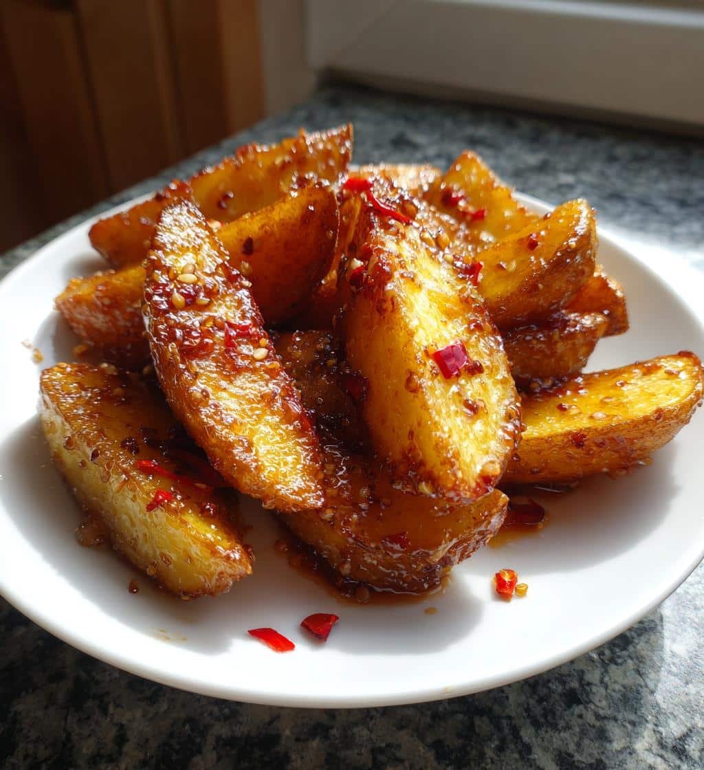Air Fryer Spicy Asian Ginger Wedges - detail 1