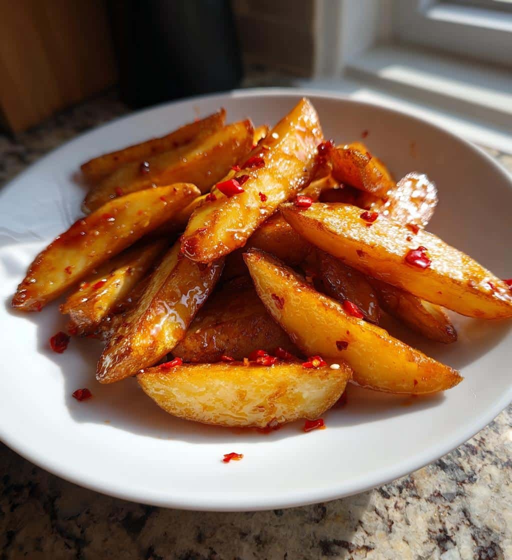 Air Fryer Spicy Asian Ginger Wedges