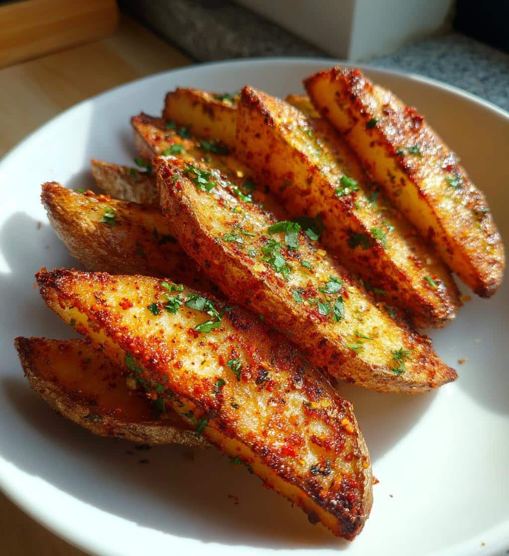 Air Fryer Spicy Cilantro Lime Wedges