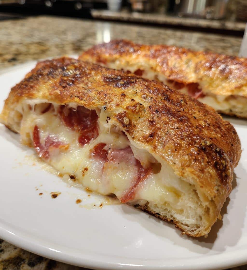 Air Fryer Stromboli Grilled Cheese Roll