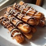 Air Fryer White Chocolate Churros