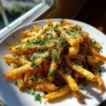 Air Fryer garlic parmesan fries