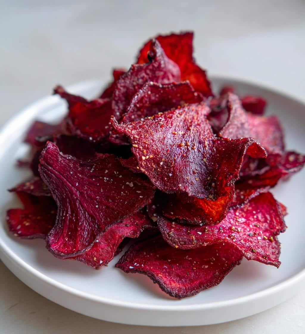 Air fryer beet chips - detail 1