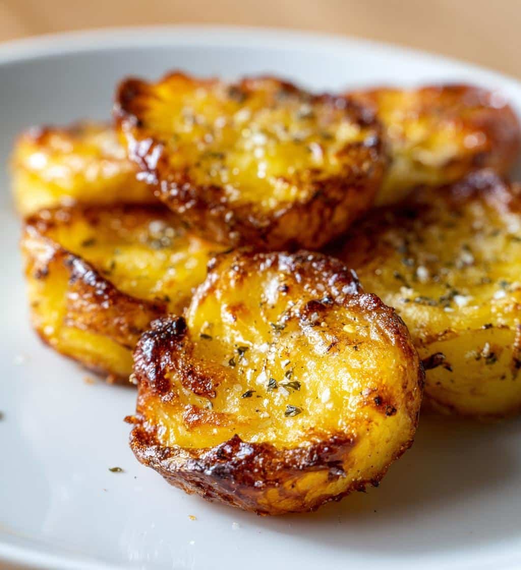 Air fryer smashed potato chips (mini smashed potatoes) - detail 1