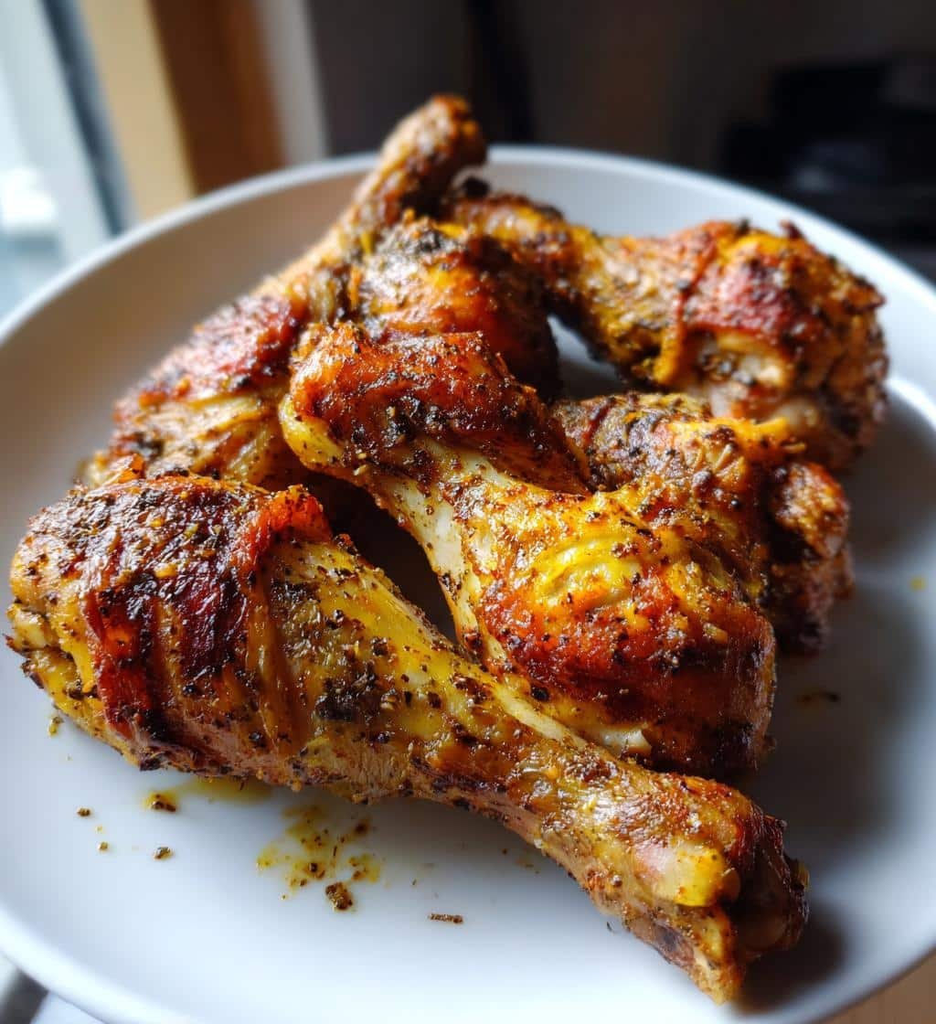 Black Pepper Garlic Air Fryer Drumsticks