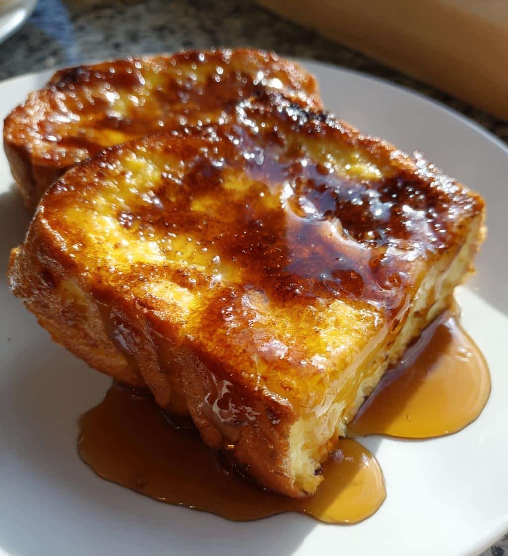Brown Sugar Honey Butter Brioche Air Fryer Toast