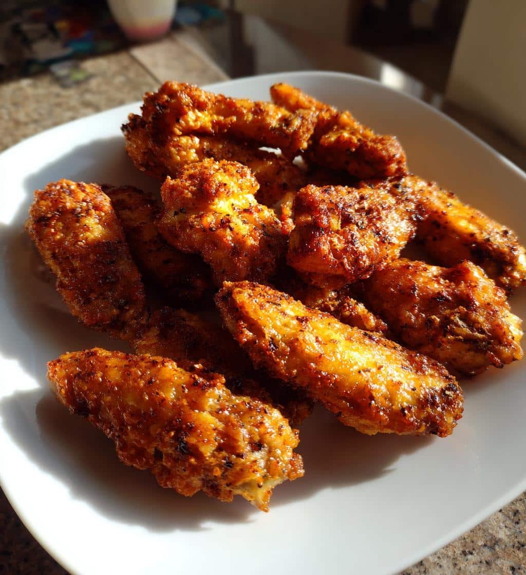 Cajun Spiced Air Fryer Wings - detail 1