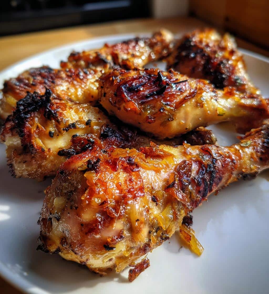 Caramelized Onion Garlic Air Fryer Drumsticks - detail 1