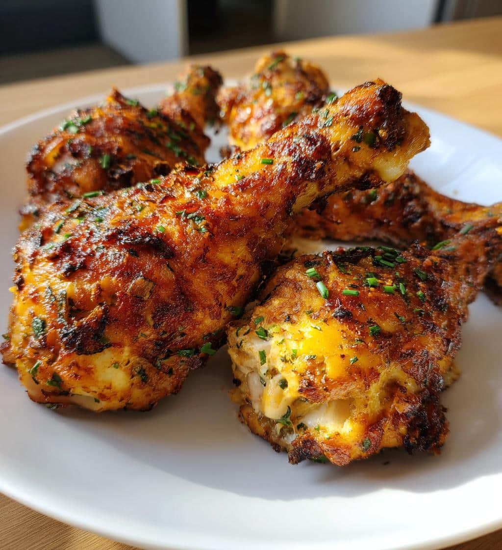 Crispy Chives Garlic Air Fryer Drumsticks in Just 30 Minutes 4 Chives Garlic Air Fryer Drumsticks - detail 1