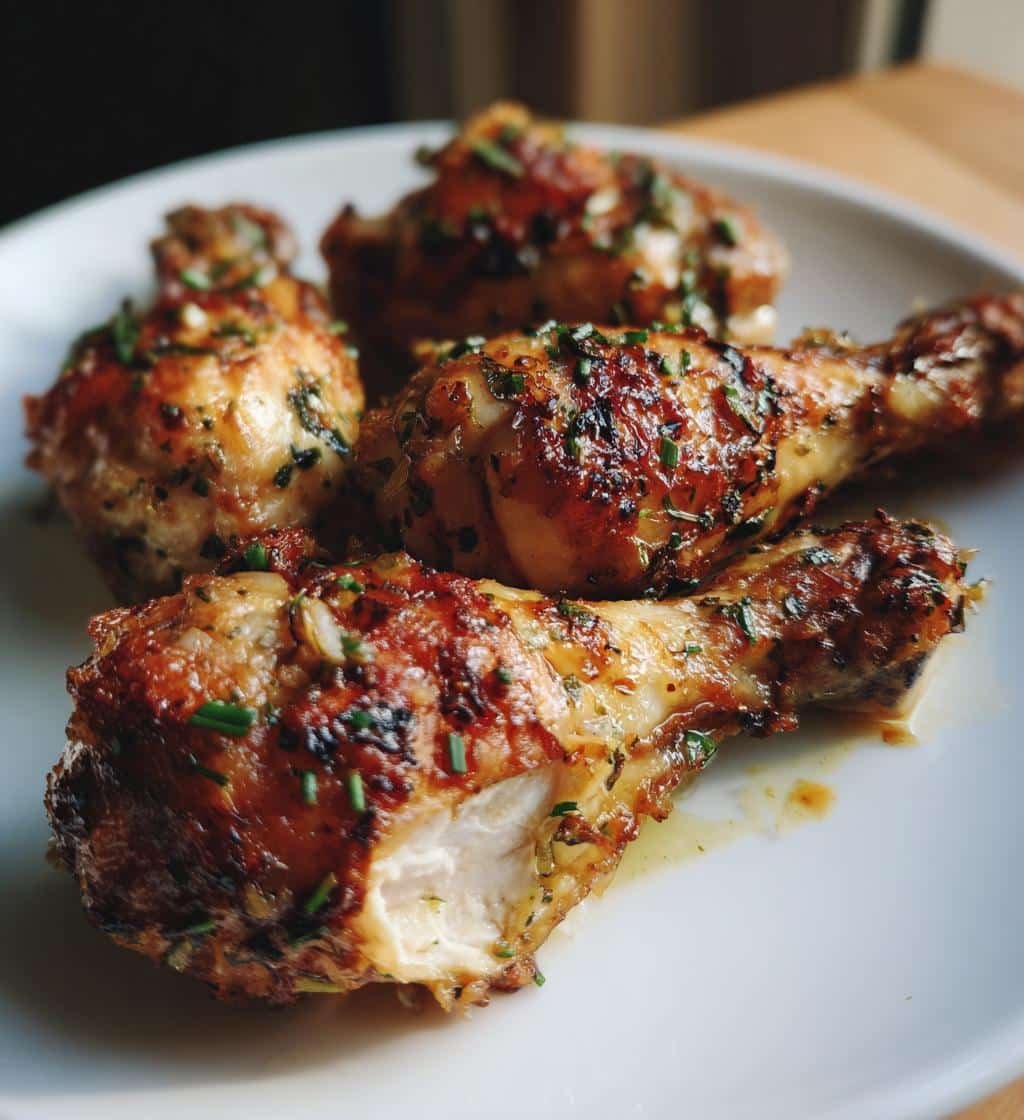 Chives Garlic Air Fryer Drumsticks