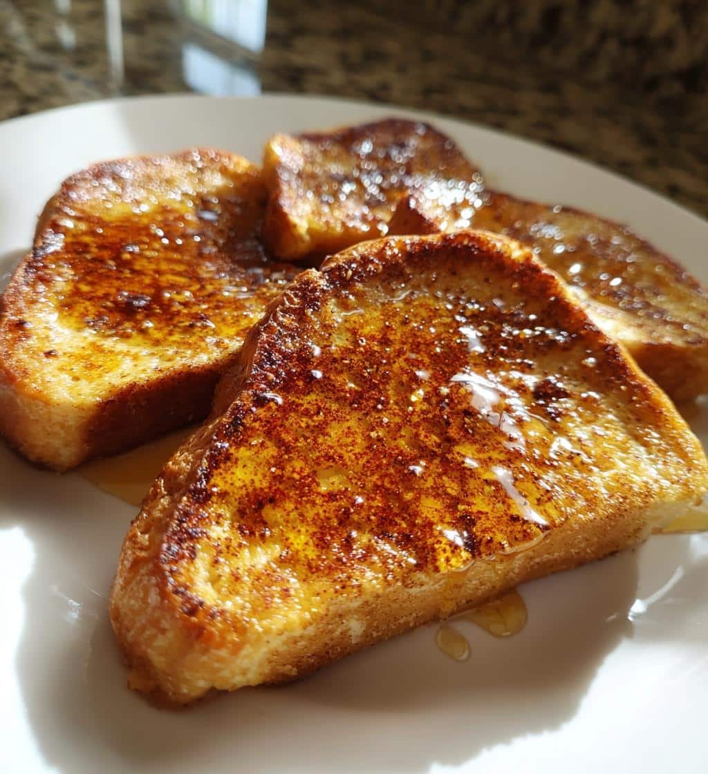 Cinnamon Honey Crunch Air Fryer Toast