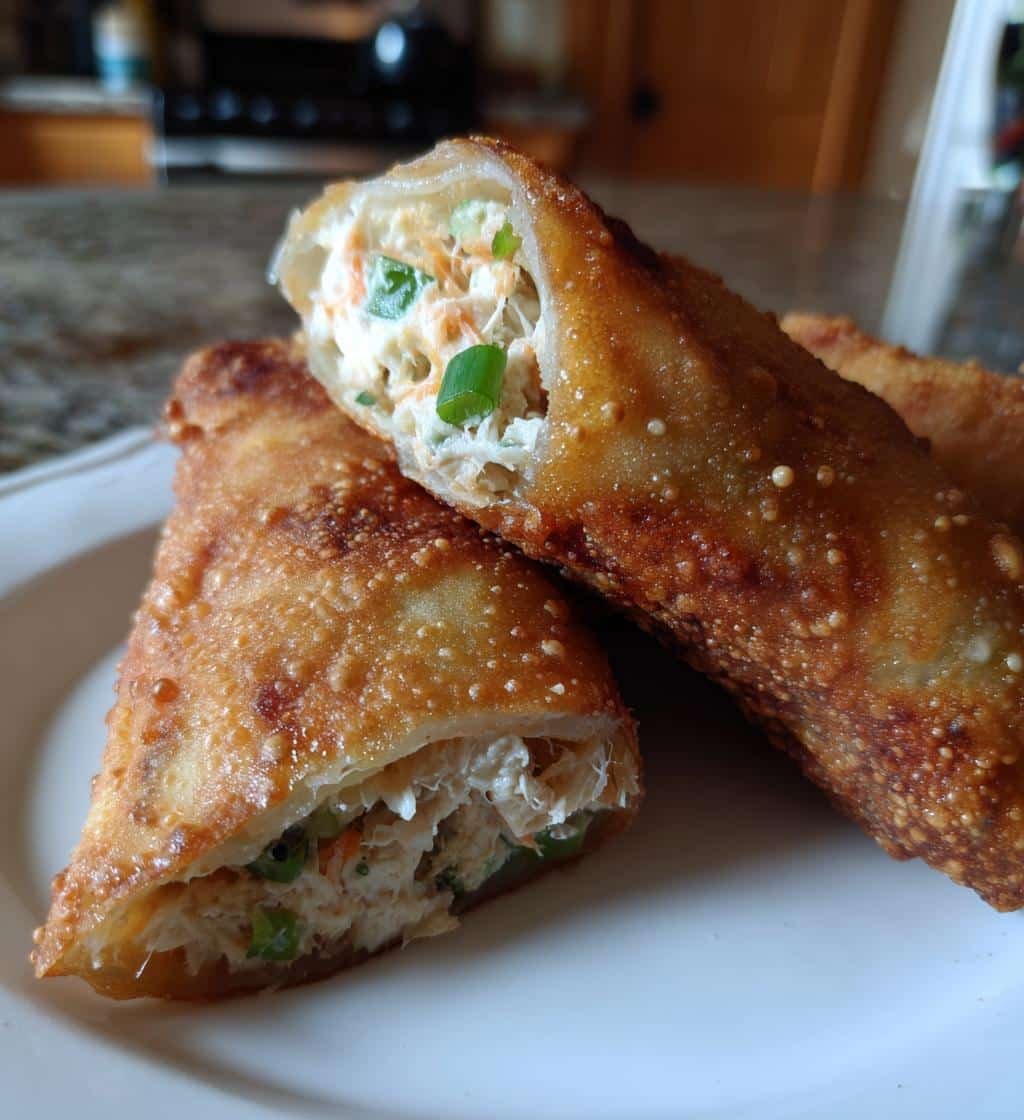 Homemade Crab Rangoon Air Fryer Egg Rolls: 25-Minute Crispy Bliss 4 Crab Rangoon Air Fryer Egg Rolls - detail 1