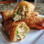 Crab Rangoon Air Fryer Egg Rolls