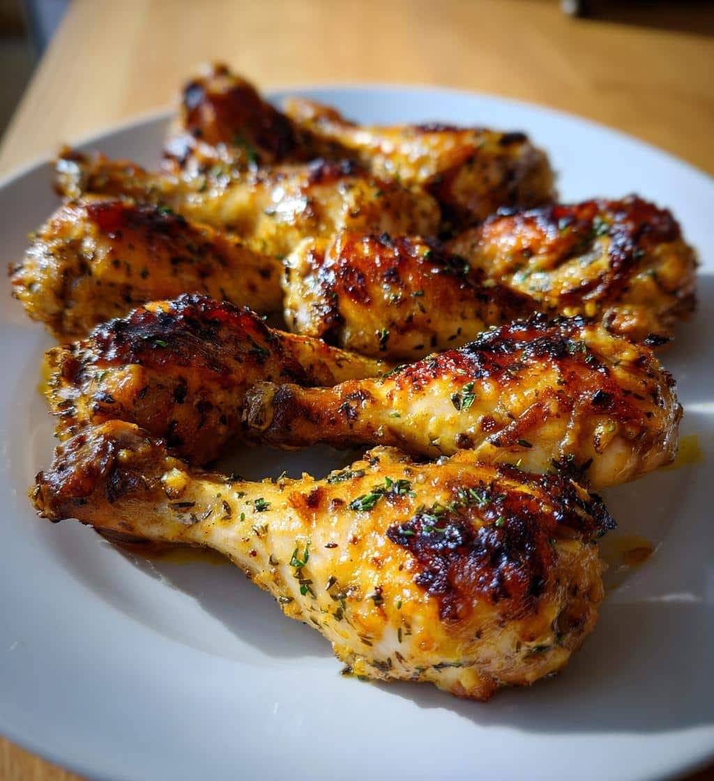 Dijon Mustard Herb Air Fryer Drumsticks - detail 1