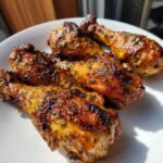 Dijon Mustard Herb Air Fryer Drumsticks