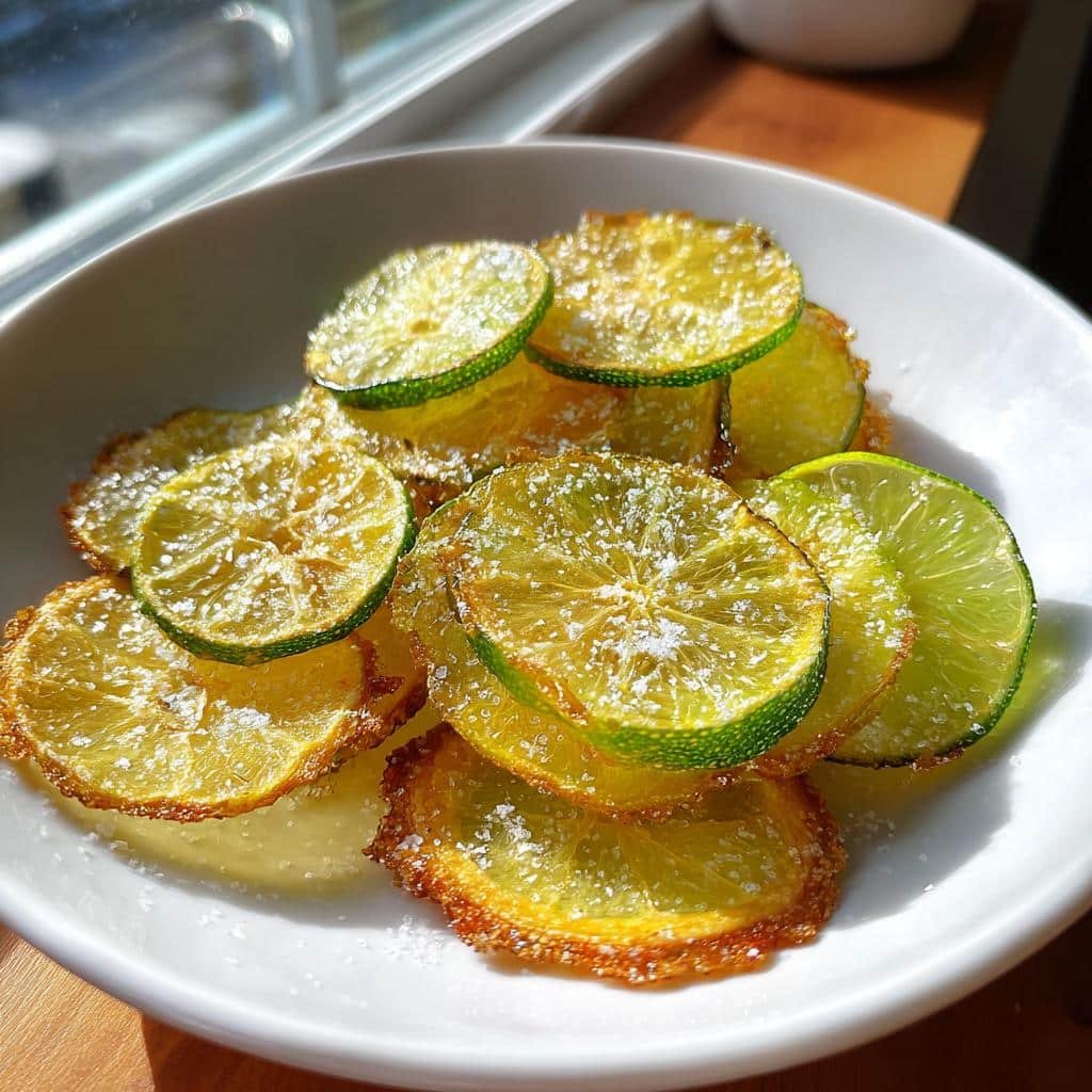 Easy Air Fryer Lime Chips