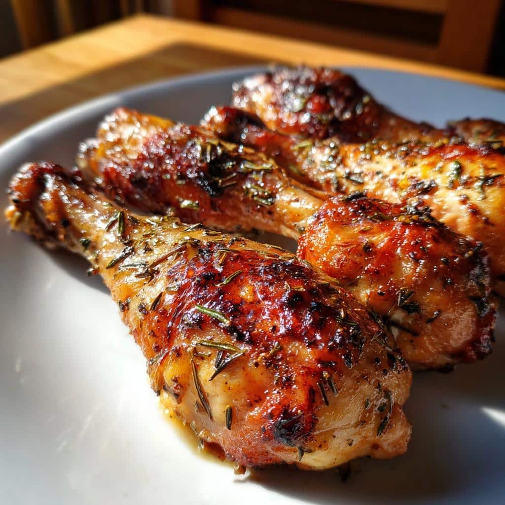 35-Minute Garlic Rosemary aforesaid Air Fryer Drumsticks 4 Garlic Rosemary Thyme Air Fryer Drumsticks - detail 1