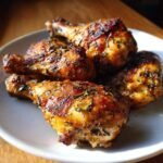 Garlic Rosemary Thyme Air Fryer Drumsticks