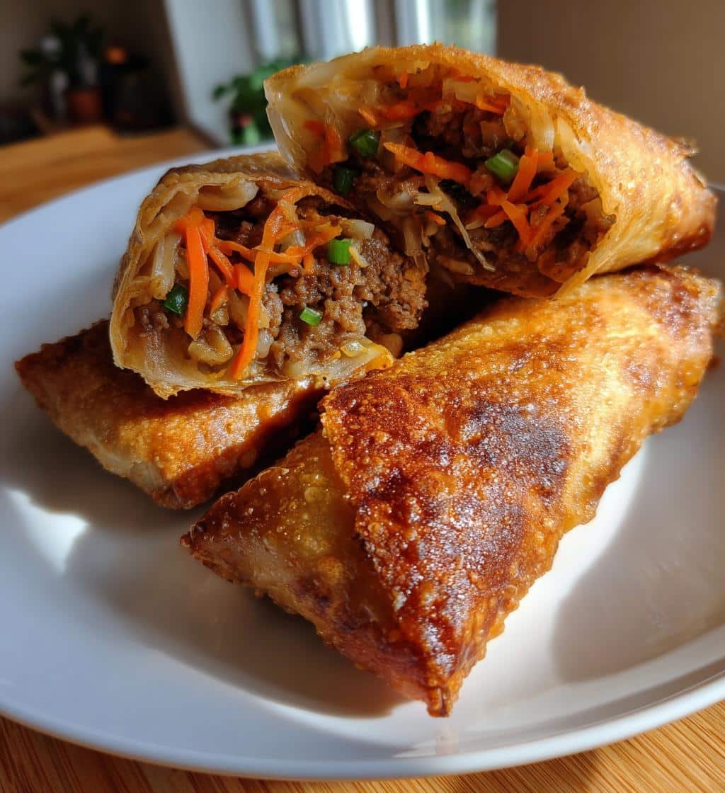 Korean Beef Bulgogi Air Fryer Egg Rolls