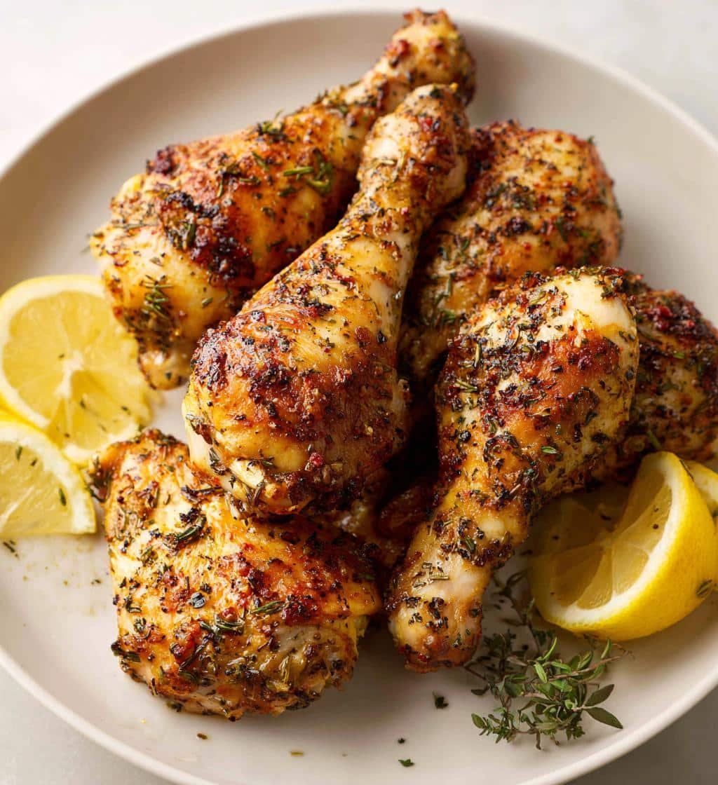 Lemon Pepper Oregano Air Fryer Drumsticks - detail 1