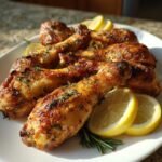 Lemon Pepper Oregano Air Fryer Drumsticks