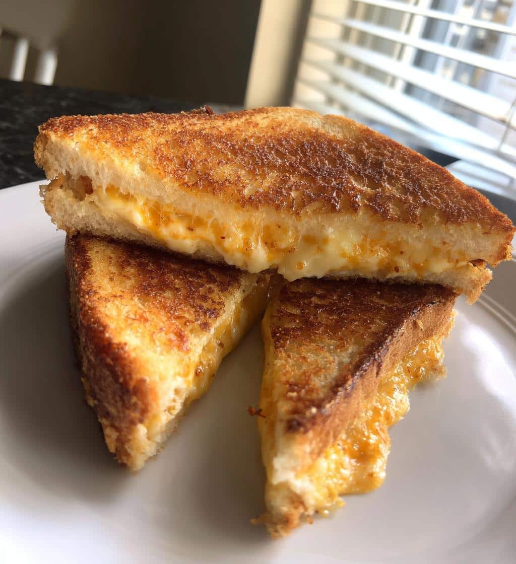 Miso Butter Air Fryer Grilled Cheese - detail 1