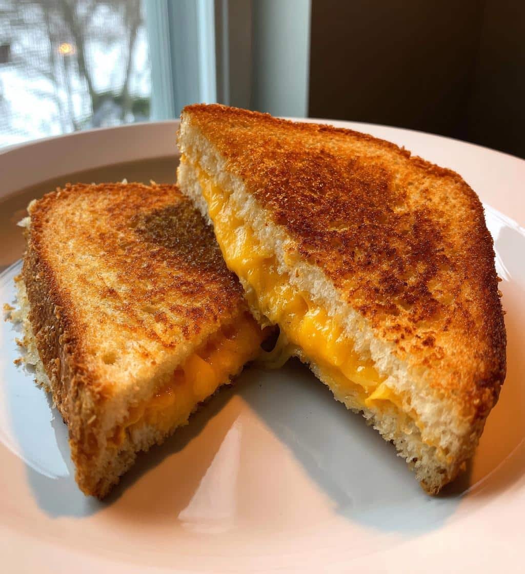 Miso Butter Air Fryer Grilled Cheese