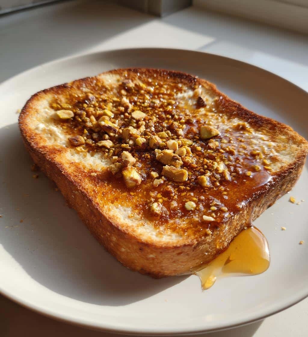 Pistachio Honey Butter Air Fryer Toast - detail 1