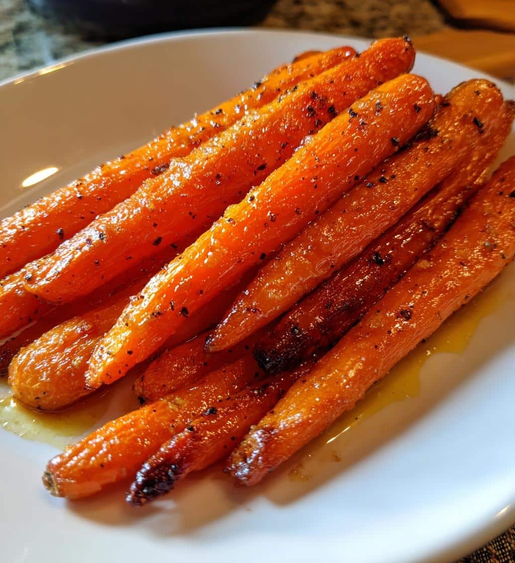 Quick Air Fryer Brown Sugar Glazed Carrots