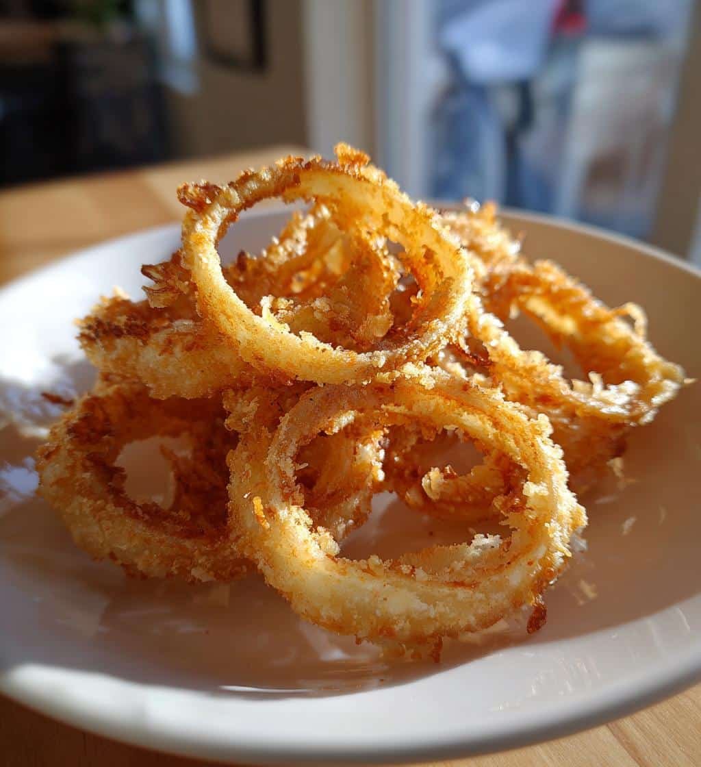 Quick Air Fryer Onion Rings Crispy - detail 1