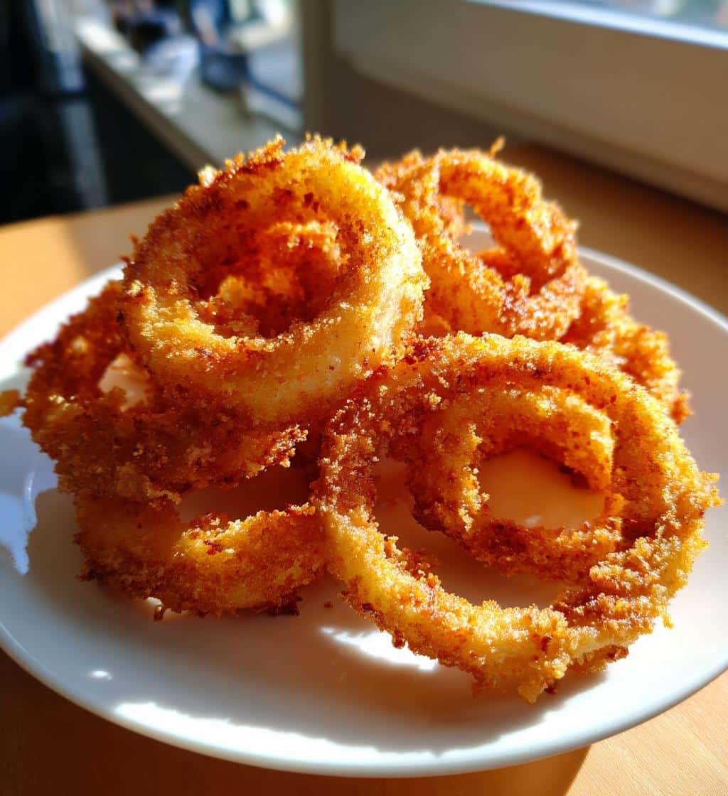 Quick Air Fryer Onion Rings Crispy